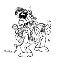 Dessin à colorier: Alf (Personnages de dessins animés) #33672 - Coloriages à Imprimer Gratuits