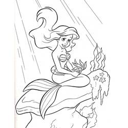 Dessin à colorier: Ariel (Personnages de dessins animés) #178442 - Coloriages à Imprimer Gratuits