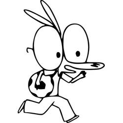 Dessin à colorier: Ariol (Personnages de dessins animés) #183531 - Coloriages à Imprimer Gratuits