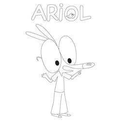 Dessin à colorier: Ariol (Personnages de dessins animés) #183534 - Coloriages à Imprimer Gratuits