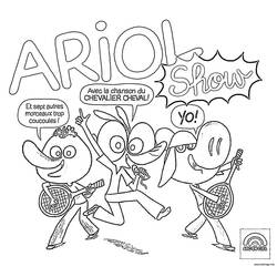 Dessin à colorier: Ariol (Personnages de dessins animés) #183538 - Coloriages à Imprimer Gratuits
