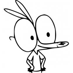 Dessin à colorier: Ariol (Personnages de dessins animés) #183542 - Coloriages à Imprimer Gratuits