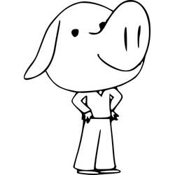 Dessin à colorier: Ariol (Personnages de dessins animés) #183548 - Coloriages à Imprimer Gratuits