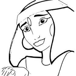 Dessin à colorier: Asenath (Personnages de dessins animés) #182315 - Coloriages à Imprimer Gratuits
