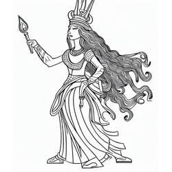 Dessin à colorier: Asenath (Personnages de dessins animés) #182349 - Coloriages à Imprimer Gratuits