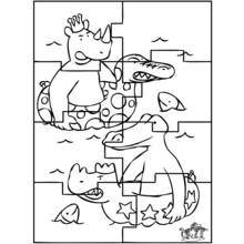 Dessin à colorier: Babar (Personnages de dessins animés) #28039 - Coloriages à Imprimer Gratuits