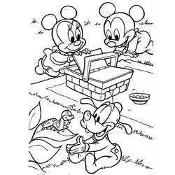 Dessin à colorier: Baby Disney (Personnages de dessins animés) #198153 - Coloriages à Imprimer Gratuits