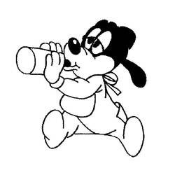 Dessin à colorier: Baby Disney (Personnages de dessins animés) #198156 - Coloriages à Imprimer Gratuits