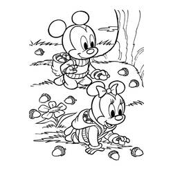 Dessin à colorier: Baby Disney (Personnages de dessins animés) #198158 - Coloriages à Imprimer Gratuits