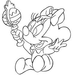 Dessin à colorier: Baby Disney (Personnages de dessins animés) #198188 - Coloriages à Imprimer Gratuits