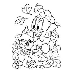 Dessin à colorier: Baby Disney (Personnages de dessins animés) #198190 - Coloriages à Imprimer Gratuits