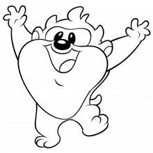 Dessin à colorier: Baby Looney Tunes (Personnages de dessins animés) #26588 - Coloriages à Imprimer Gratuits