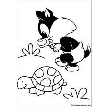 Dessin à colorier: Baby Looney Tunes (Personnages de dessins animés) #26599 - Coloriages à Imprimer Gratuits