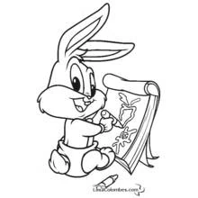 Dessin à colorier: Baby Looney Tunes (Personnages de dessins animés) #26613 - Coloriages à Imprimer Gratuits