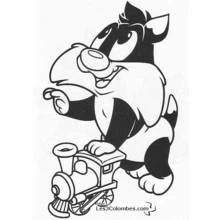 Dessin à colorier: Baby Looney Tunes (Personnages de dessins animés) #26619 - Coloriages à Imprimer Gratuits