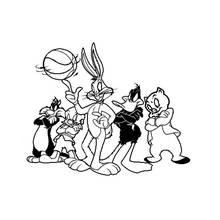 Dessin à colorier: Baby Looney Tunes (Personnages de dessins animés) #26622 - Coloriages à Imprimer Gratuits