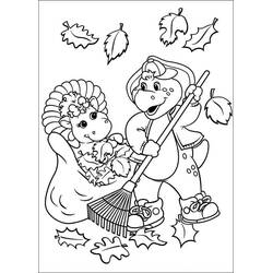 Dessin à colorier: Barney (Personnages de dessins animés) #203017 - Coloriages à Imprimer Gratuits