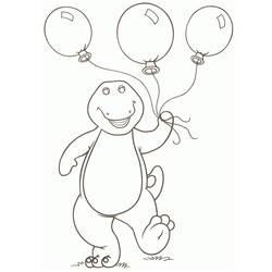 Dessin à colorier: Barney (Personnages de dessins animés) #203027 - Coloriages à Imprimer Gratuits