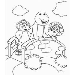 Dessin à colorier: Barney (Personnages de dessins animés) #203032 - Coloriages à Imprimer Gratuits