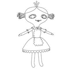 Dessin à colorier: Bébé Lilly (Personnages de dessins animés) #182456 - Coloriages à Imprimer Gratuits