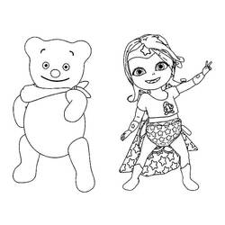 Dessin à colorier: Bébé Lilly (Personnages de dessins animés) #182458 - Coloriages à Imprimer Gratuits