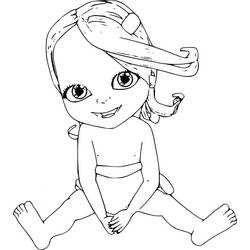 Dessin à colorier: Bébé Lilly (Personnages de dessins animés) #182463 - Coloriages à Imprimer Gratuits