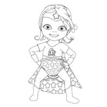 Dessin à colorier: Bébé Lilly (Personnages de dessins animés) #41088 - Coloriages à Imprimer Gratuits