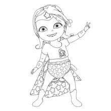 Dessin à colorier: Bébé Lilly (Personnages de dessins animés) #41091 - Coloriages à Imprimer Gratuits