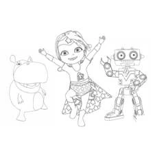Dessin à colorier: Bébé Lilly (Personnages de dessins animés) #41092 - Coloriages à Imprimer Gratuits