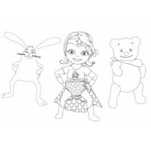Dessin à colorier: Bébé Lilly (Personnages de dessins animés) #41103 - Coloriages à Imprimer Gratuits