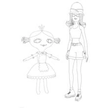 Dessin à colorier: Bébé Lilly (Personnages de dessins animés) #41106 - Coloriages à Imprimer Gratuits