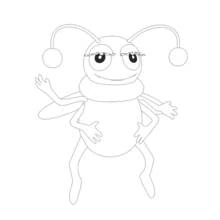 Dessin à colorier: Bébé Lilly (Personnages de dessins animés) #41109 - Coloriages à Imprimer Gratuits