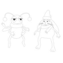 Dessin à colorier: Bébé Lilly (Personnages de dessins animés) #41114 - Coloriages à Imprimer Gratuits
