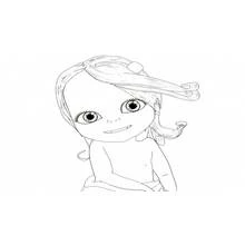 Dessin à colorier: Bébé Lilly (Personnages de dessins animés) #41115 - Coloriages à Imprimer Gratuits