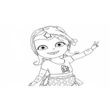 Dessin à colorier: Bébé Lilly (Personnages de dessins animés) #41118 - Coloriages à Imprimer Gratuits