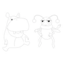 Dessin à colorier: Bébé Lilly (Personnages de dessins animés) #41121 - Coloriages à Imprimer Gratuits