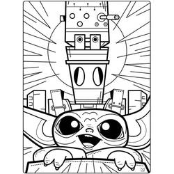 Dessin à colorier: Bébé Yoda (Personnages de dessins animés) #195069 - Coloriages à Imprimer Gratuits