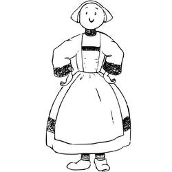Dessin à colorier: Bécassine (Personnages de dessins animés) #214513 - Coloriages à Imprimer Gratuits