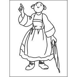 Dessin à colorier: Bécassine (Personnages de dessins animés) #214523 - Coloriages à Imprimer Gratuits
