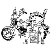 Dessin à colorier: Betty Boop (Personnages de dessins animés) #25948 - Coloriages à Imprimer Gratuits