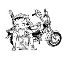 Dessin à colorier: Betty Boop (Personnages de dessins animés) #25985 - Coloriages à Imprimer Gratuits