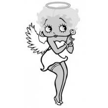 Dessin à colorier: Betty Boop (Personnages de dessins animés) #25990 - Coloriages à Imprimer Gratuits