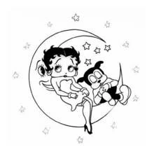 Dessin à colorier: Betty Boop (Personnages de dessins animés) #26042 - Coloriages à Imprimer Gratuits