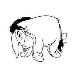 Dessin à colorier: Bourriquet (Personnages de dessins animés) #184974 - Coloriages à Imprimer Gratuits
