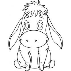 Dessin à colorier: Bourriquet (Personnages de dessins animés) #184980 - Coloriages à Imprimer Gratuits