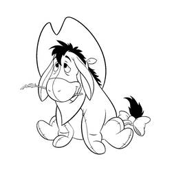 Dessin à colorier: Bourriquet (Personnages de dessins animés) #184987 - Coloriages à Imprimer Gratuits