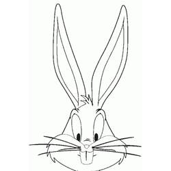 Coloriage Bugs Bunny (Personnages de dessins animés) #203612 à imprimer et colorier