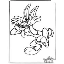 Coloriage Bugs Bunny (Personnages de dessins animés) #26341 à imprimer et colorier