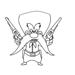 Dessin à colorier: Bugs Bunny (Personnages de dessins animés) #26342 - Coloriages à Imprimer Gratuits