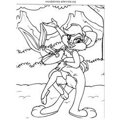 Dessin à colorier: Bugs Bunny (Personnages de dessins animés) #26394 - Coloriages à Imprimer Gratuits
